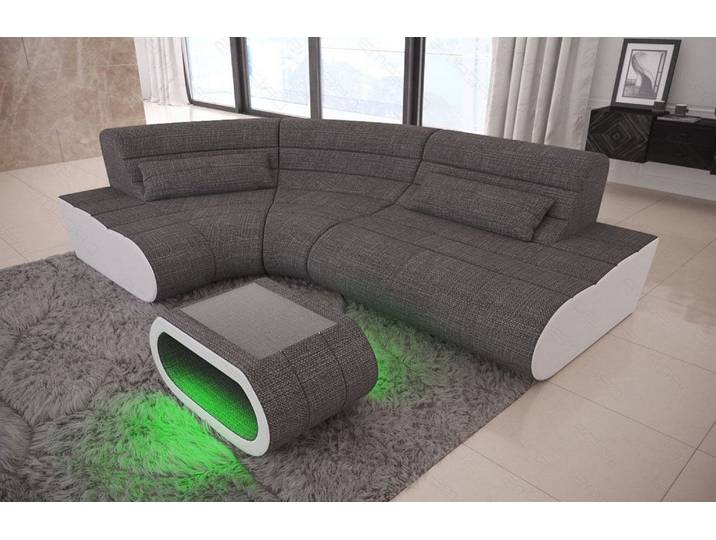 Mini Stoff Ecksofa Concept L-Form