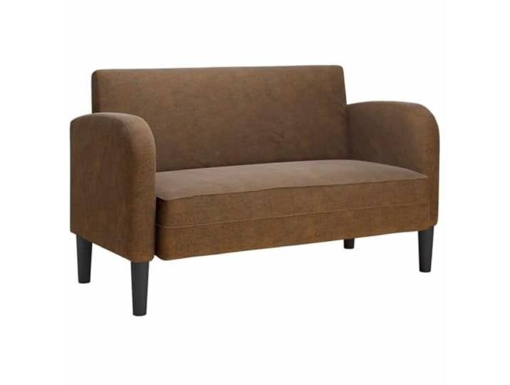 vidaXL Zweisitzer-Sofa Braun 110 cm Kunstleder