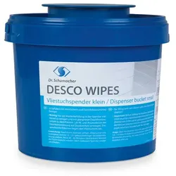 Dr. Schumacher Desinfektionstücher Desco Wipes Spendereimer Vliestuchspender klein, unbefüllt, Desco Wipes