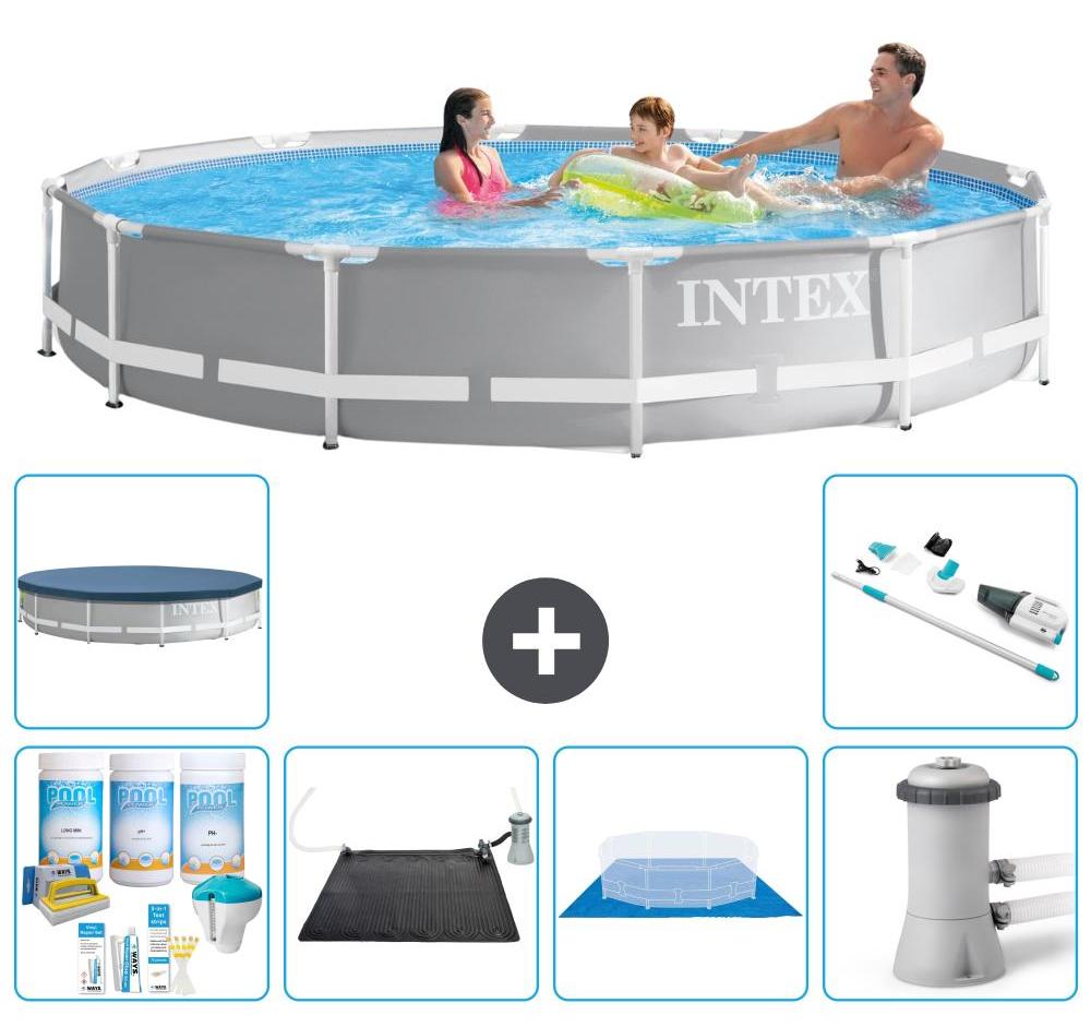 Prism Frame Pool Rund - 366x76 cm - 7-teilig S20519