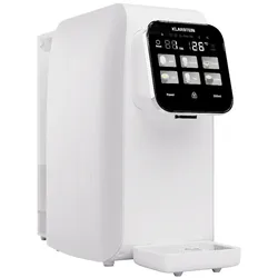 Klarstein AquaLine 3L Wasseraufbereiter 5-stufige Filtration 6 Wassertemperaturen 3 L Kapazität weißWeiß