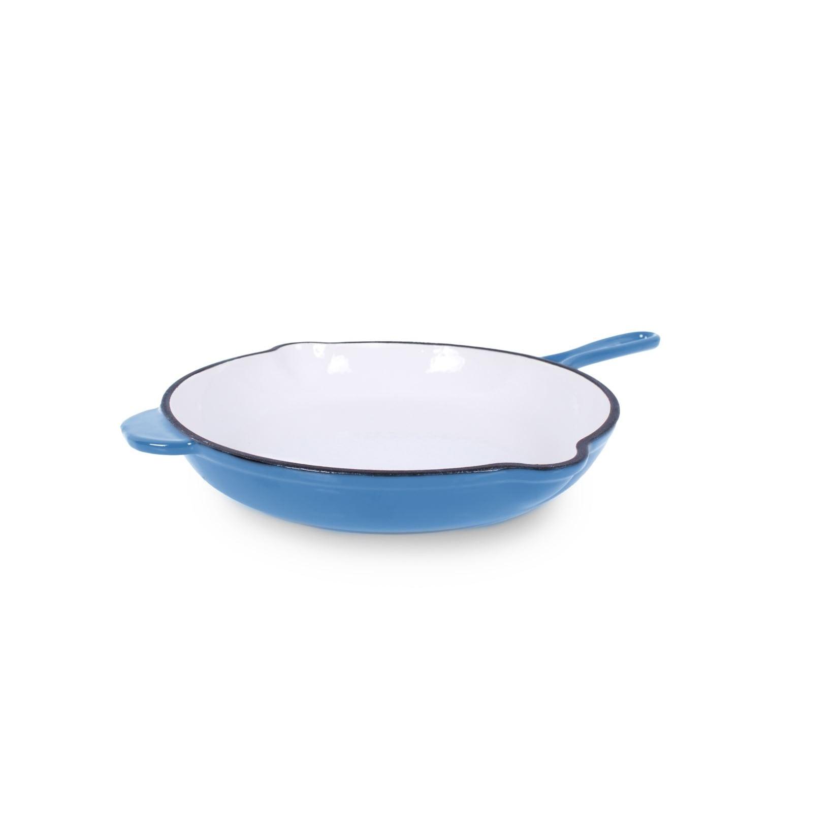 Gusseisen Bratpfanne hellblau