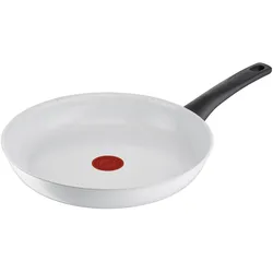 Tefal Bratpfanne Ceramic Control 28cm, keramik, Pfanne + Kochtopf, Weiss