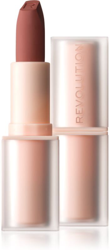 Revolution Lip Allure Soft Satin Lipstick creamy lipstick with satin finish shade Chauffeur Nude 3.2 g