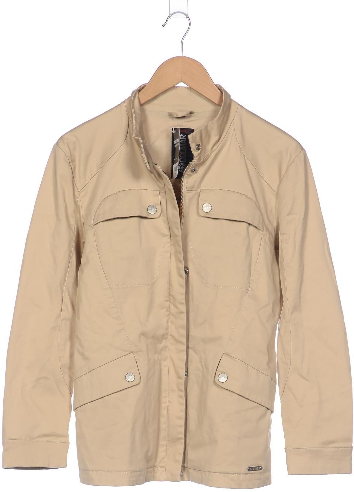 Colmar Damen Jacke, Beige, Gr. EU 42, Baumwolle / Elasthan - Second Hand