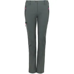 Peak mountain, Damen, Outdoorhose, Damenhose mit 3 Taschen und Eingrifftaschen (L), Grau