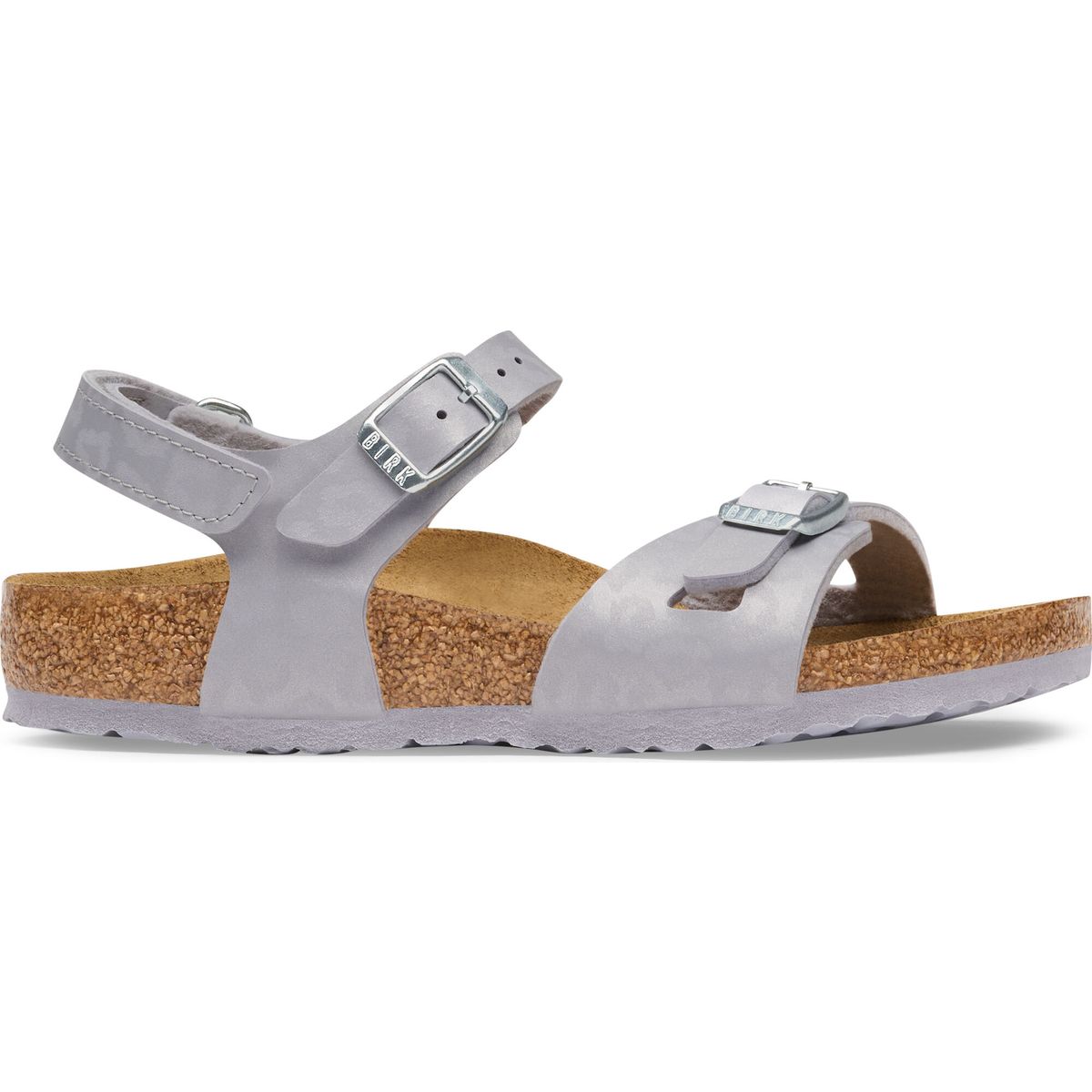 Birkenstock Rio AS Kids Birko-flor Electric Met. Leo Lav.Sky electric metallic leo lavender sky (500) Schmal 27 1032787-500-27