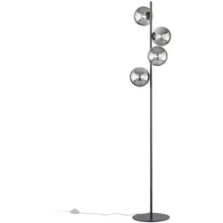 Luce Ambiente Design Stehleuchte Honey Glas Schwarz