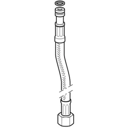 Geberit Panzerschlauch WW HyTronic185/186 242241001 zu Geberit WT-Armaturen Typen 185/186