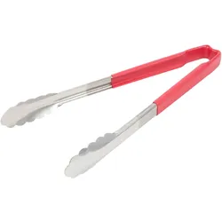 Servierzange aus Edelstahl rot 31cm (V-4781240)