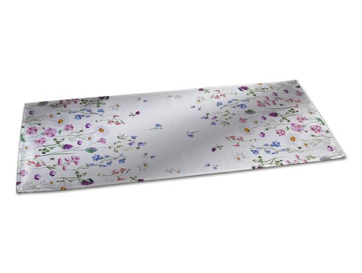 Tisch- und Raumdekoration mit Wiesenblumen-Dessin, Größe 120 (Läufer, 40x140 cm)