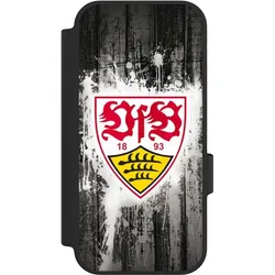 Nivocase Klapphülle für Google Pixel 10 Handyhülle aus Kunst Leder NIVOflip schwarz Bundesliga Offizielles (Google Pixel 10), Smartphone Hülle, Schwarz