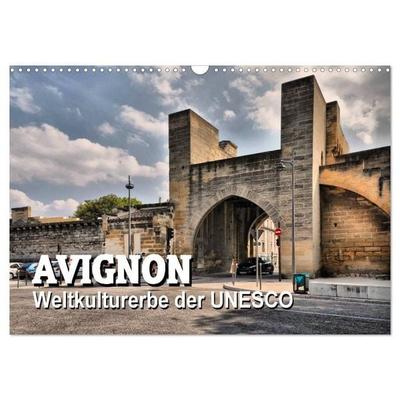Avignon - Weltkulturerbe der UNESCO (Wandkalender 2027 DIN A3 quer), CALVENDO Monatskalender