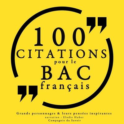 100 citations pour le bac français - Various, Audio, 9782821105645