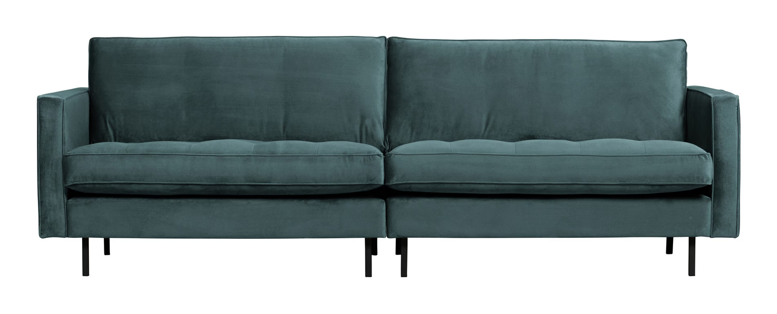 WOOOD Bank Rodeo 3-zits, Velvet - Teal - BePureHome