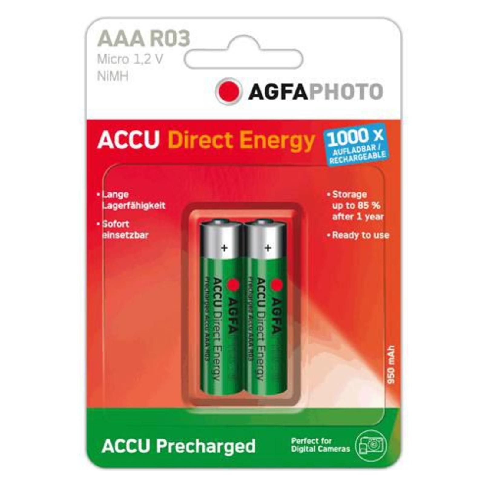 Agfaphoto Direct Energy (2 Stk., AAA, 950 mAh) (132-803944)
