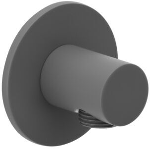 Herzbach Deep Grey Brauseanschlussbogen 23.995100.1.06 grau matt