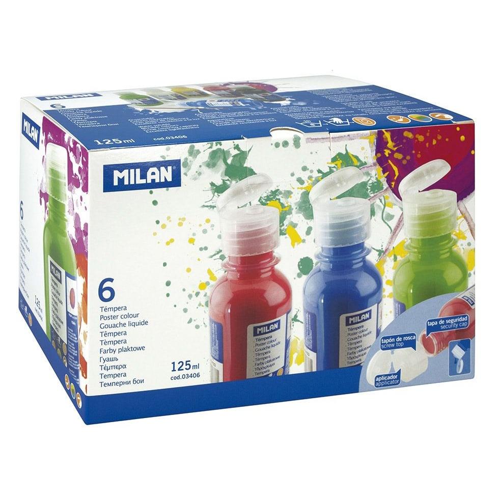 Milan Tempera 125 ml Blau Weiss Bunt Farbe (125 ml) (45286754)