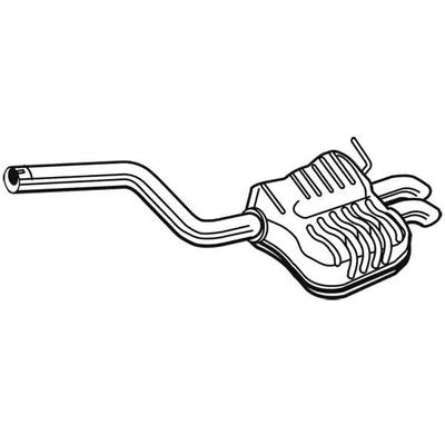 VEGAZ Endschalldämpfer VW VS-442 1K5253609N Endtopf,Auspuff Endtopf,Nachschalldämpfer,ESD