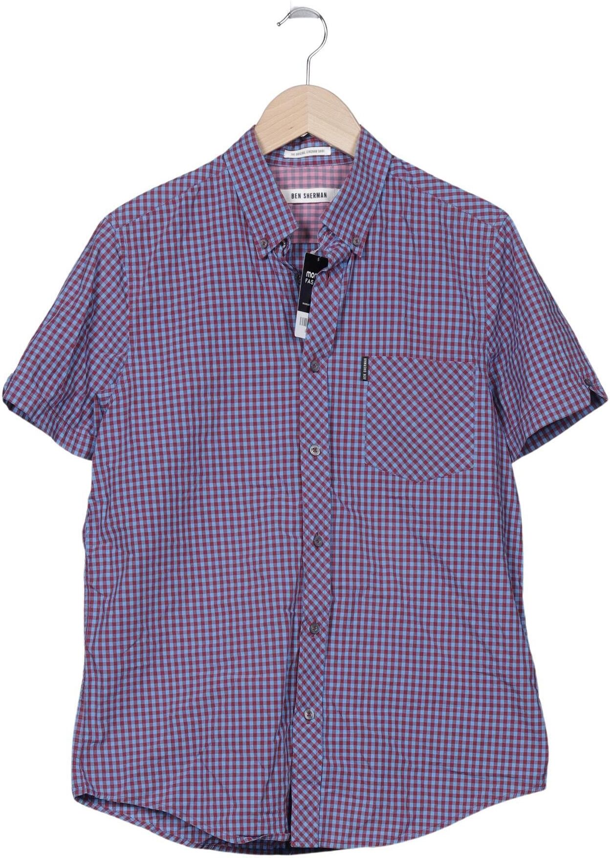 Ben Sherman Herren Hemd, Mehrfarbig, Gr. M, Baumwolle - Second Hand