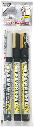 Mr. Hobby Gundam Marker EX Plated Silver en Gold Set XGMS-100