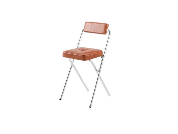 LXLAEOANG Hocker Klappbar Klappbare Barhocker-Stühle Mit Thekenhöhe Küchenhocker, platzsparende moderne Möbel(45cm-brown)