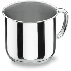 Lacor - 40716 - Zylindrischer Topf Vitrocor 16cm aus rostfreiem Stahl