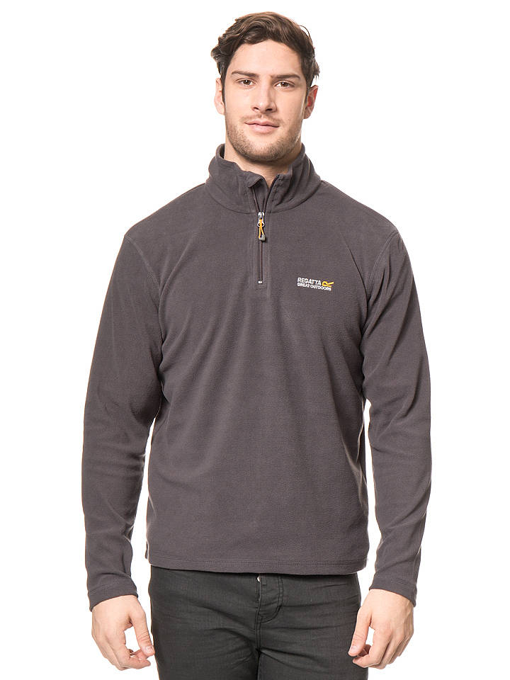 Regatta Fleecepullover "Thompson" in Anthrazit - 4XL