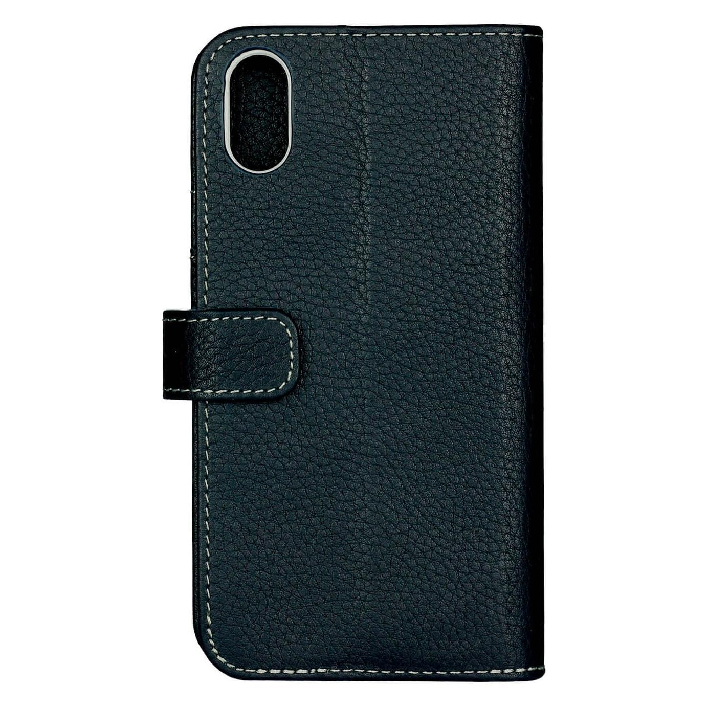 Carl ONSALA COLLECTION Wallet Laeder Marineblå (Apple iPhone X) (667528)