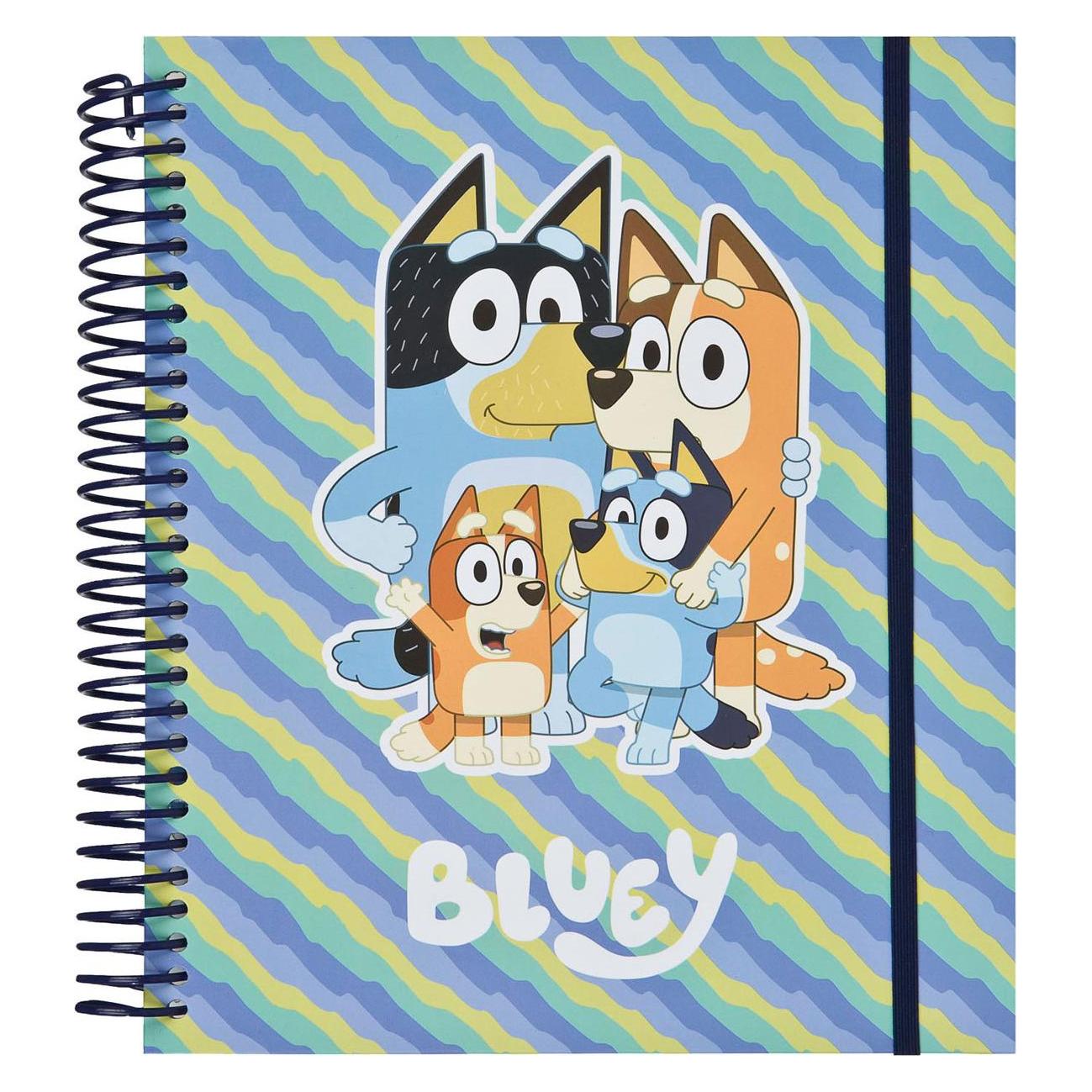 Undercover Schablonen- und Farbset Bluey - 49-teilig. (70576819)