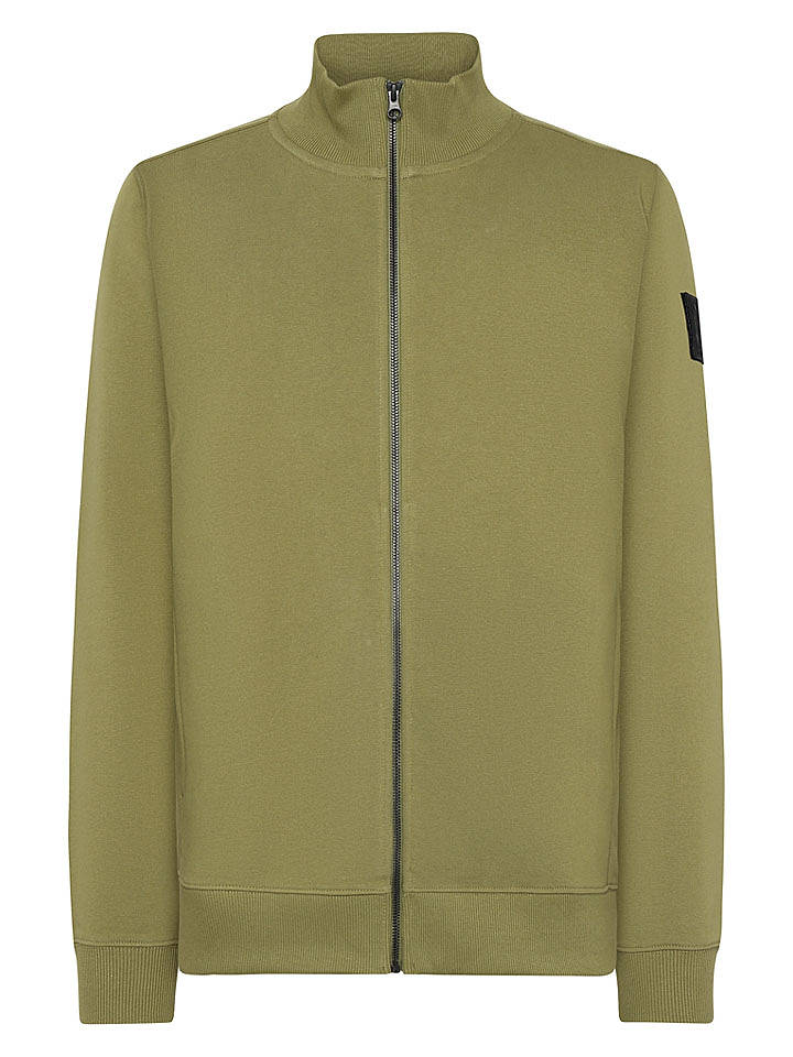 Didriksons Sweatjacke "Jake" in Khaki - XL