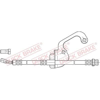 Quick Brake Bremsschlauch [Hersteller-Nr. 50.838X] für Hyundai