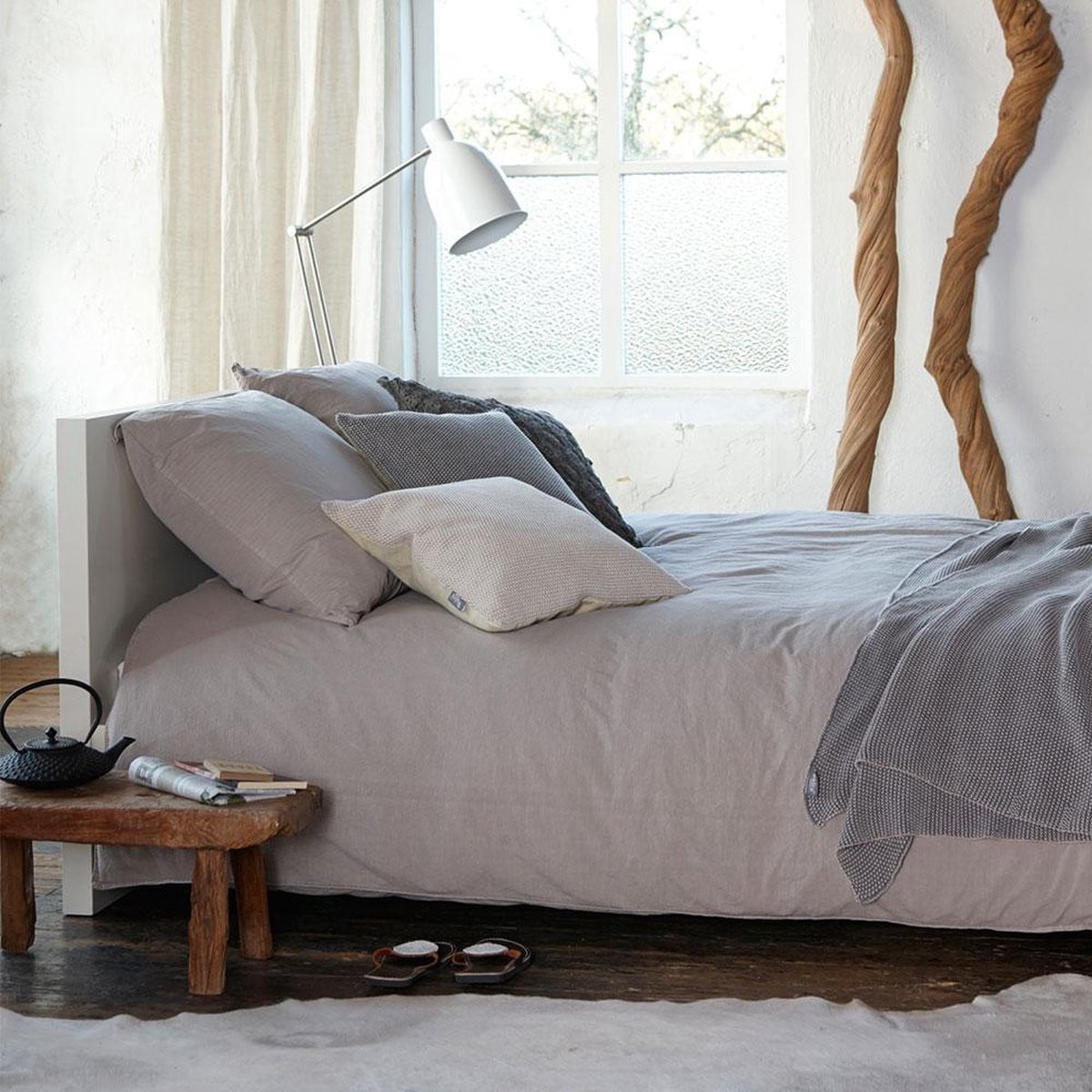 Walra Dekbedovertrek Steward Zand 200 x 220 cm