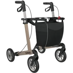 Rehasense Server S Komfort Softrad Rollator champagner