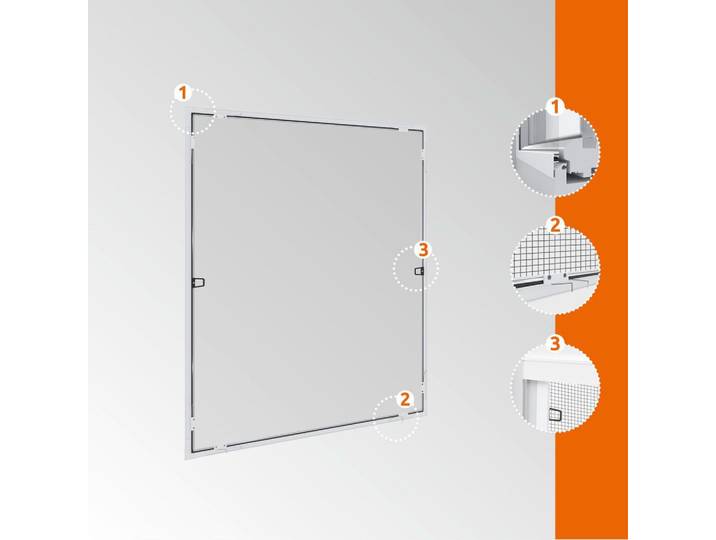 Fliegengitter Is Plus Fe Ultra Flat 120cm W