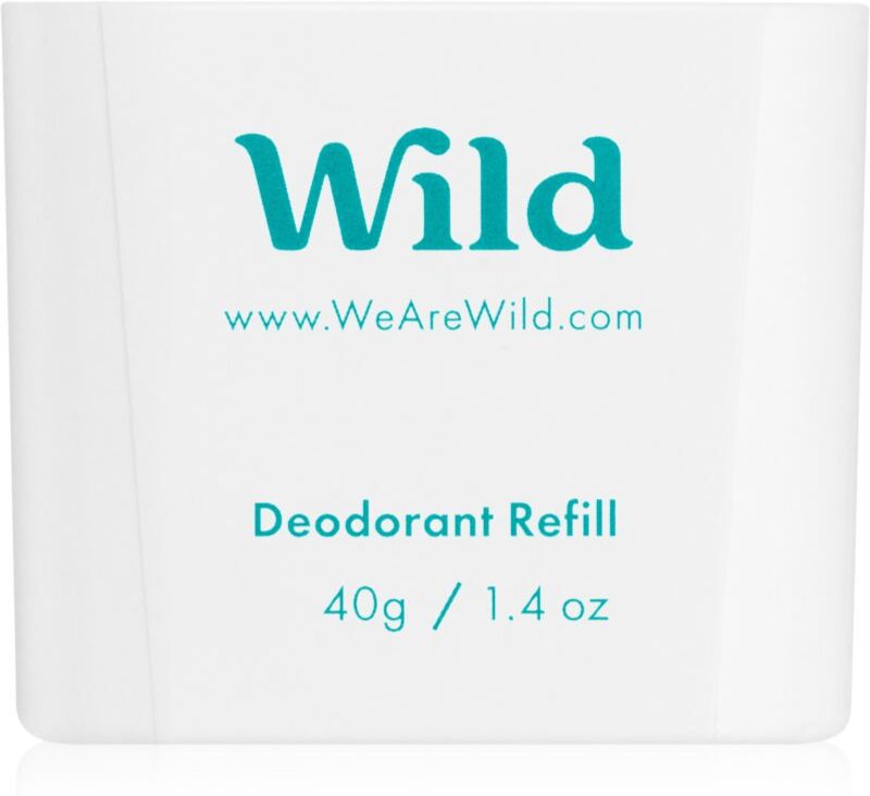 Wild Fresh Cotton & Sea Salt Deodorant Stick Genopfyldning 40 g