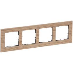 Legrand 4fach Rahmen Rahmen Seano Holz 766144 1 St.
