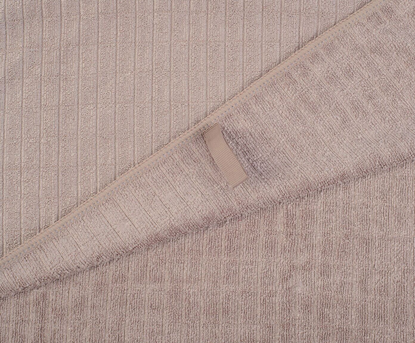 Geschirrtuch GÖZZE "Polier- und Geschirrtuch, Mikrofaser", grau (taupe), B:50cm L:70cm, Baumwolle, Polyamid, Geschirrtücher, Geschirrtuch, schnelltrocknend und kochfest taupe 3 Stk., Baumwolle Polyamid