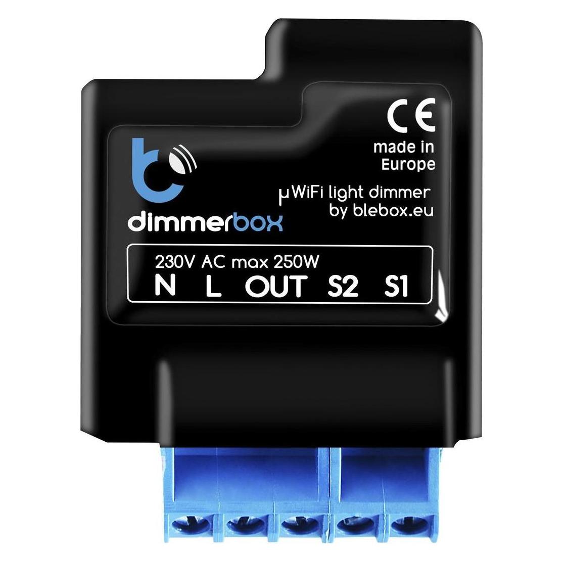 BleBox DimmerBox v2 - valdiklis 230V šviesai per WiFi - Android (Dimmerbox)