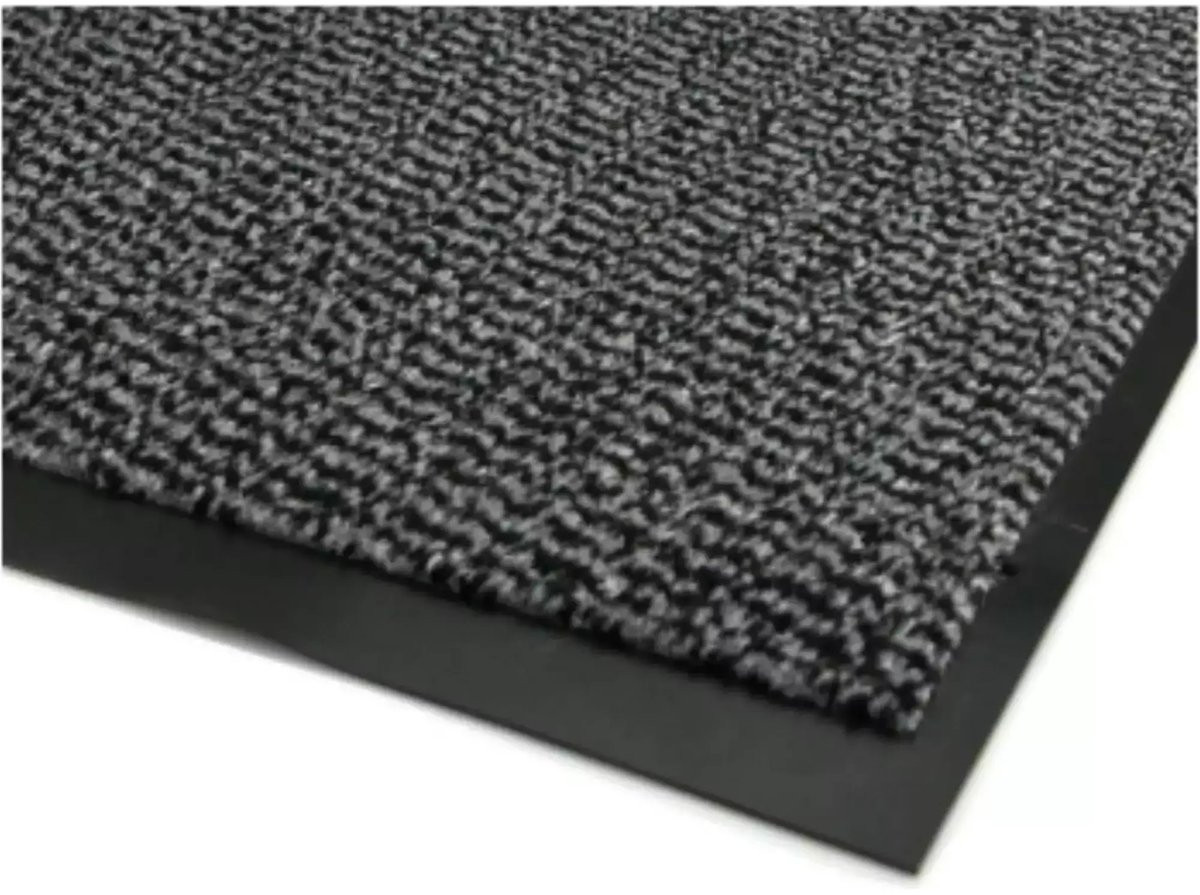 Benson Schoonloop deurmat grijs - absorberend en slipvast - 90 x 150 cm