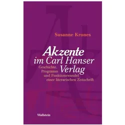 »Akzente« im Carl Hanser Verlag, Fachbücher von Susanne Krones