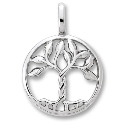 Kettenanhänger ONE ELEMENT "Lebensbaum Anhänger aus 925 Silber", silber, Schmuckanhänger, Damen, Silber 925 (Sterlingsilber), Kettenanhänger, Ausdruck von Individualität – dezent, bedeutungsvoll, nah am Herzen