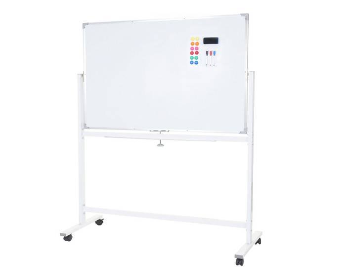 Jamb Whiteboard Weiß, Metall, 130x181x50 cm, Bilder & Rahmen, Bilder, Pinnwände & Memoboards