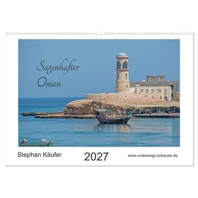 Sagenhafter Oman (Wandkalender 2027 DIN A2 quer), CALVENDO Monatskalender
