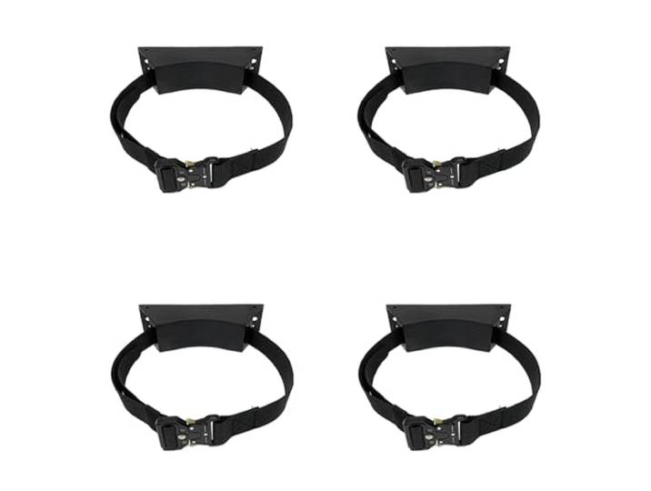 An der Wand montierter Flaschenhalter(Black,4 pack)