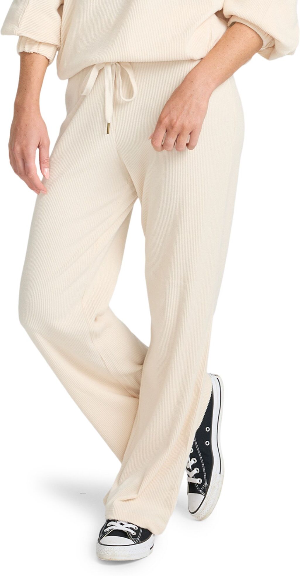 Billabong Pantalón de mujer Keep It Straight .  Blanco
