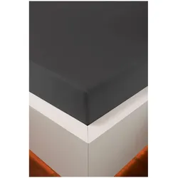 HEFEL Spannleintuch Edel Jersey - 90x190cm - 120x220cm	424 anthrazit