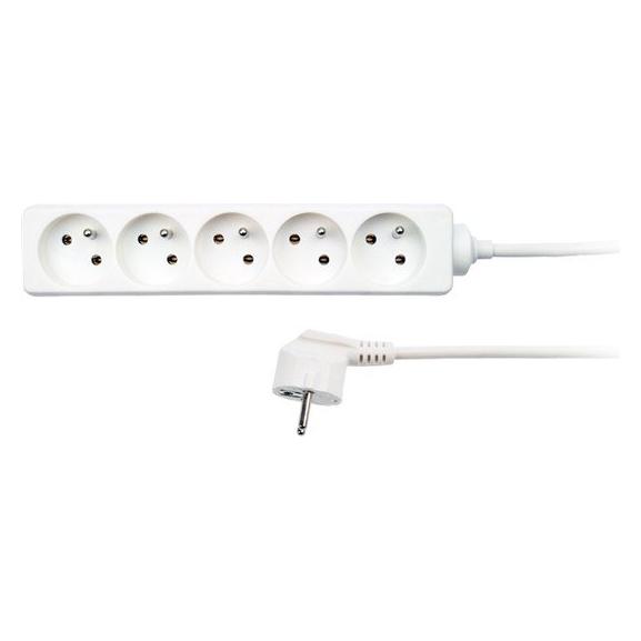 Olight Solight extension cord, 5 sockets, white, 1.5m (1.50 m, CEE 7/4) (8595092107468)