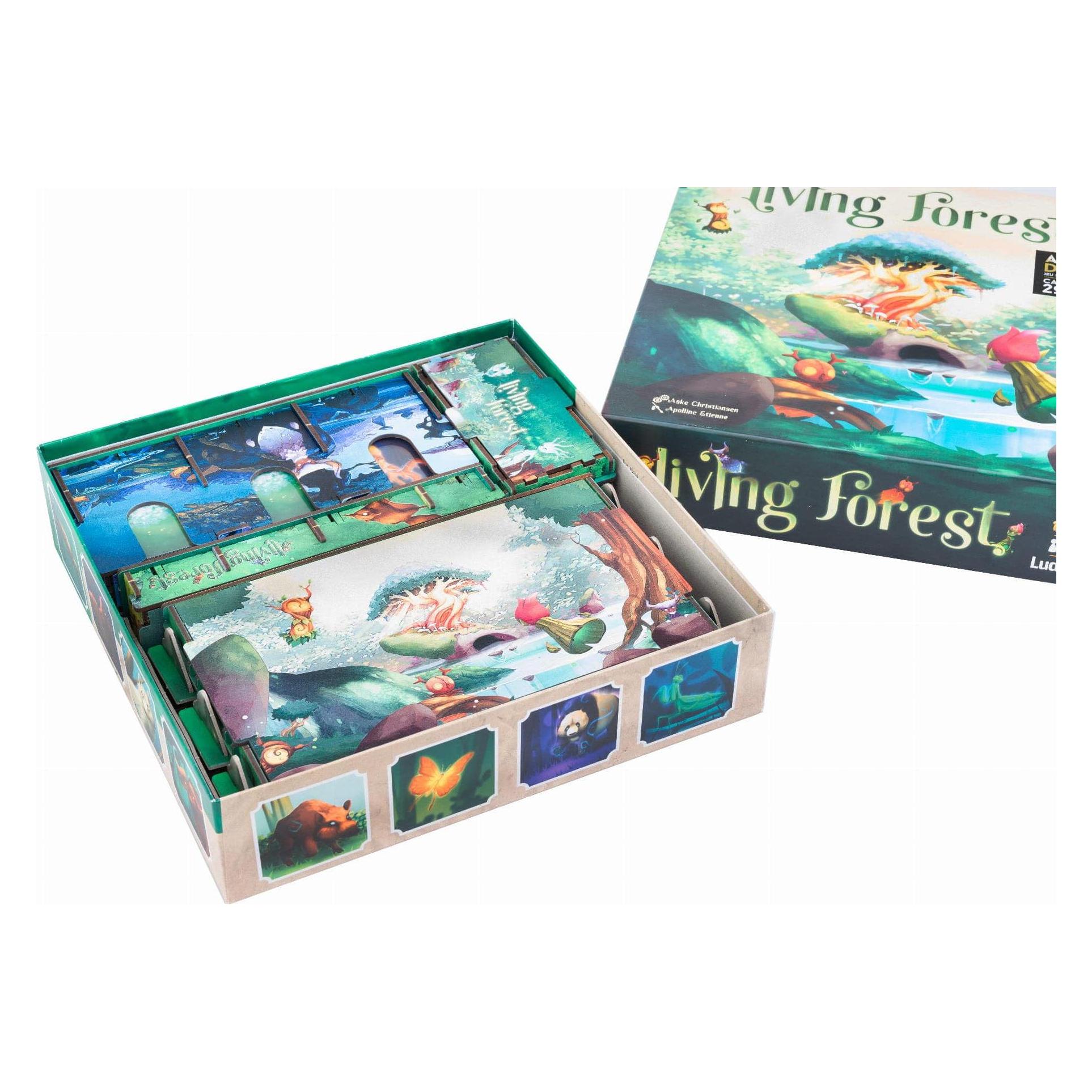 Poland Games Insert: Living Forest + Erweiterung UV -Druck (GB) (ERA89290)