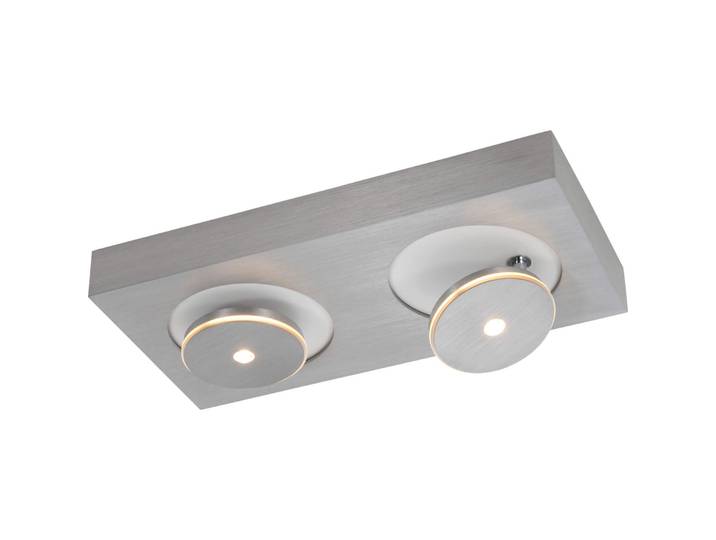 Escale Spot Spot it silber Aluminium 910 lm Dimmbar B 20 cm - LED - Lichtfarbe: Extra warmweiss - LED Energiesparlampen